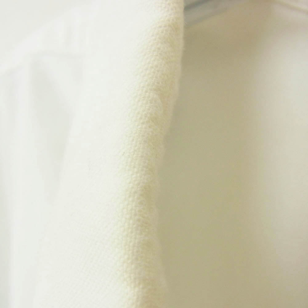 GRAPHPAPER グラフペーパー 22AW GM224-50042B OVERSIZED BD PULLOVER SHIRT  オーバーサイズ プルオーバー ボタンダウン 長袖 シャツ ホワイト系 F【中古】