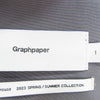 GRAPHPAPER グラフペーパー 23SS GM231-40026 Semi-Dull Poplin Track Pants 強撚コットン ポプリン トラックパンツ イージーパンツ グレー グレー系 1【中古】