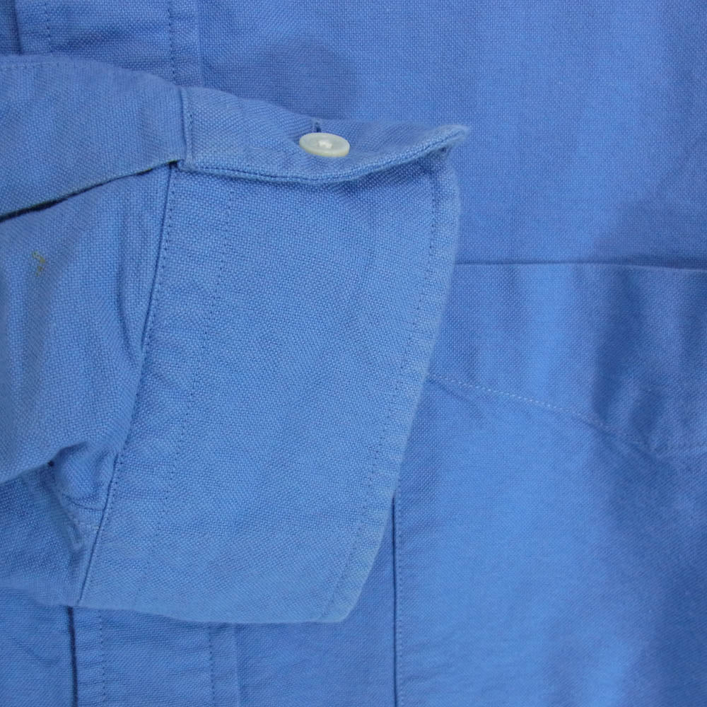 GRAPHPAPER グラフペーパー 22AW GM224-50042B OVERSIZED BD PULLOVER SHIRT オーバーサイズ プルオーバー ボタンダウン 長袖 シャツ ブルー系 F【中古】