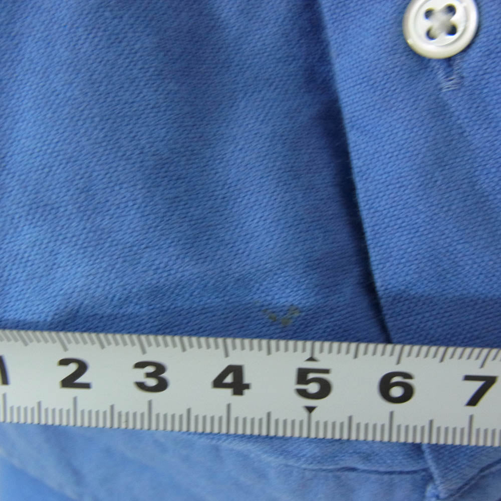 GRAPHPAPER グラフペーパー 22AW GM224-50042B OVERSIZED BD PULLOVER SHIRT オーバーサイズ プルオーバー ボタンダウン 長袖 シャツ ブルー系 F【中古】