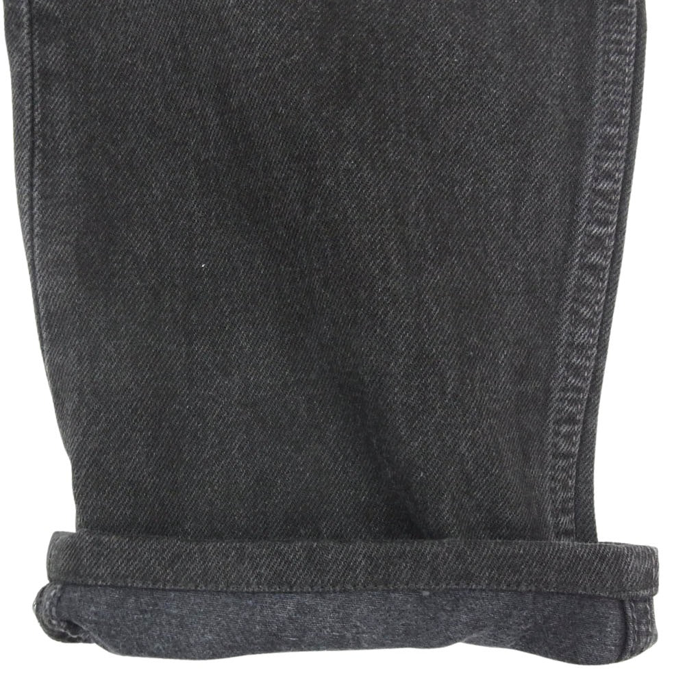 Levi's リーバイス 00's 501 ボタンフライ ストレート デニムパンツ ブラック系 30【中古】