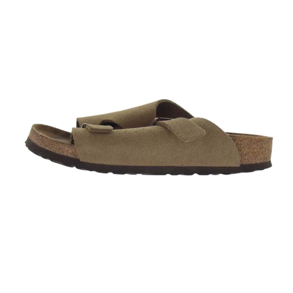 BIRKENSTOCK ビルケンシュトック Zurich チューリッヒ スエード サンダル ライトブラウン系 37【中古】