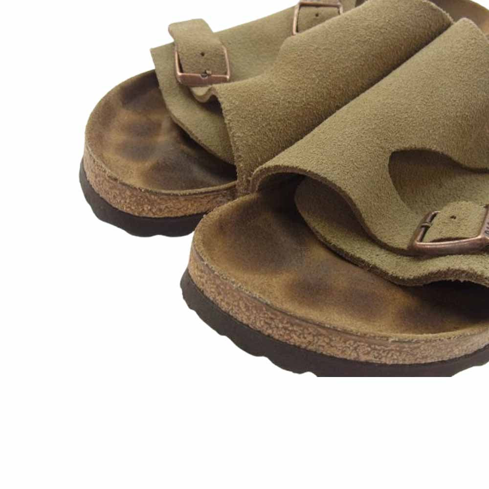 BIRKENSTOCK ビルケンシュトック Zurich チューリッヒ スエード サンダル ライトブラウン系 37【中古】
