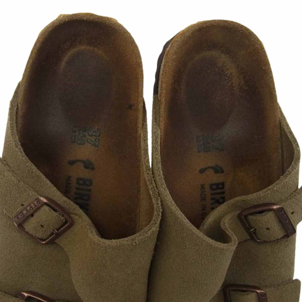 BIRKENSTOCK ビルケンシュトック Zurich チューリッヒ スエード サンダル ライトブラウン系 37【中古】