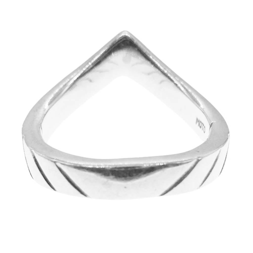 レザーアンドシルバーモト EAGLE RING イーグル リング Mサイズ シルバー系 14号【中古】