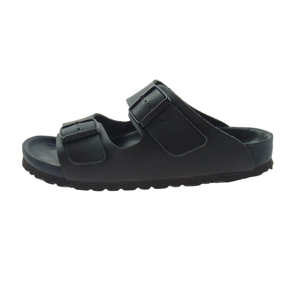 BIRKENSTOCK ビルケンシュトック ARIZONA アリゾナ レザー サンダル ブラック系 ダークグリーン系 37【中古】