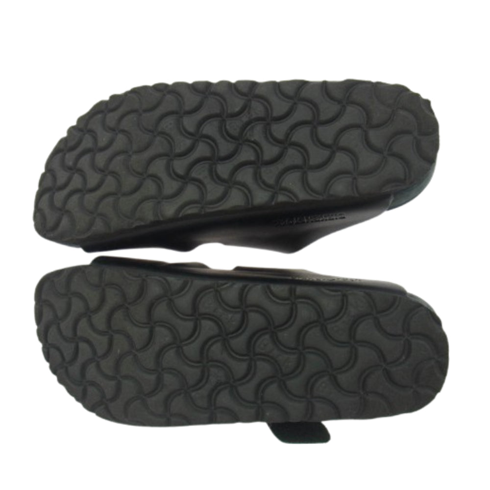 BIRKENSTOCK ビルケンシュトック ARIZONA アリゾナ レザー サンダル ブラック系 ダークグリーン系 37【中古】