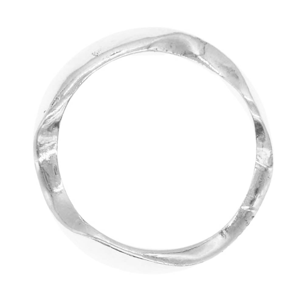 アフターシェイブクラブ ウェーブ  リング シルバー系 13号【中古】