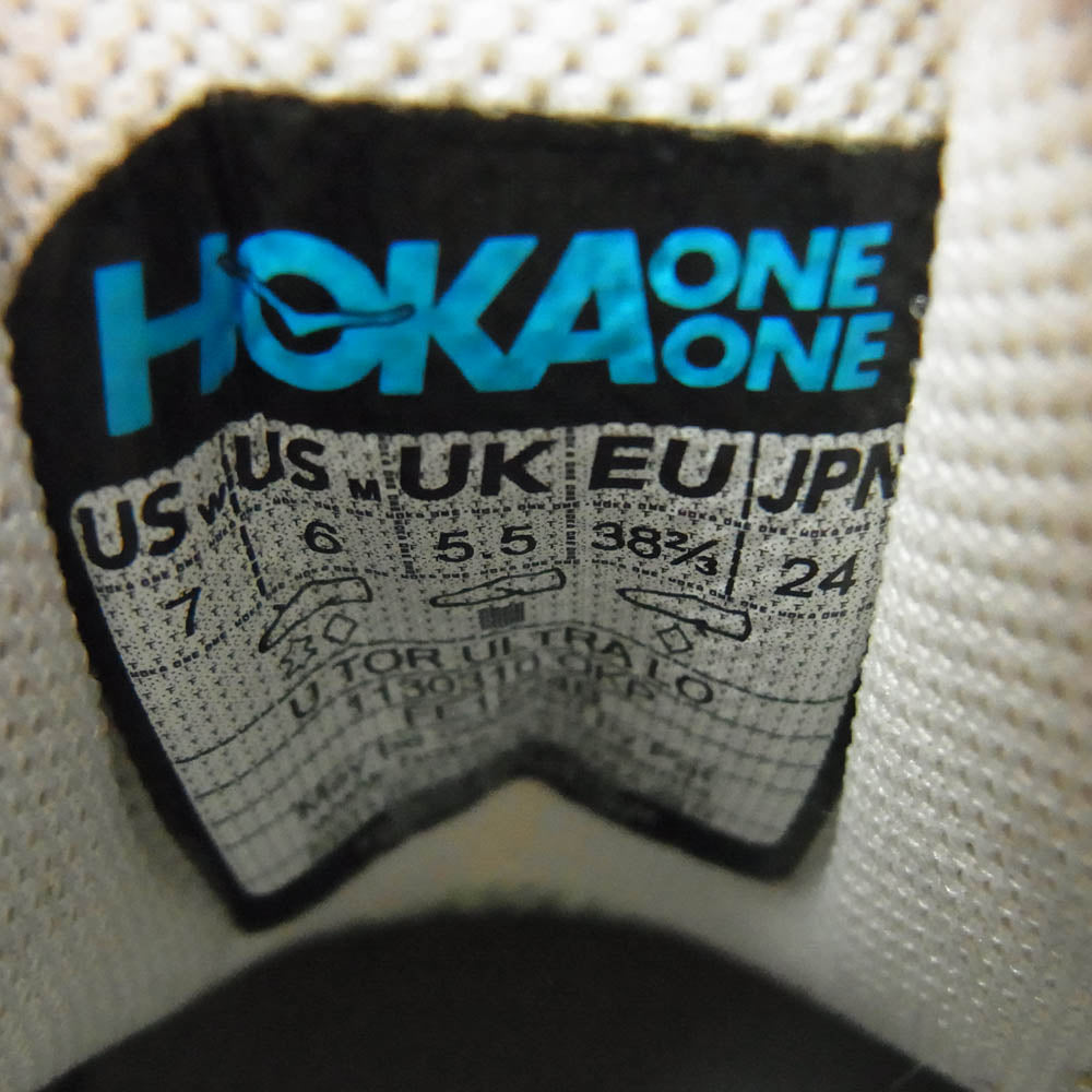 HOKA ONE ONE ホカ オネオネ 1130310 BEAMS ビームス別注 U TOR URTRA LO トゥー ウルトラ ロー ローカット スニーカー OKP グレー系 24cm【中古】