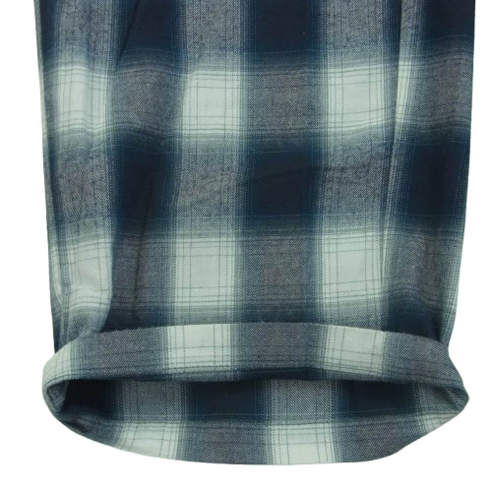 NEIGHBORHOOD ネイバーフッド 20AW 201ARNH-PTM03 B&C C-PT オンブレチェック イージー パンツ ネイビー系 ホワイト系 S【新古品】【未使用】【中古】
