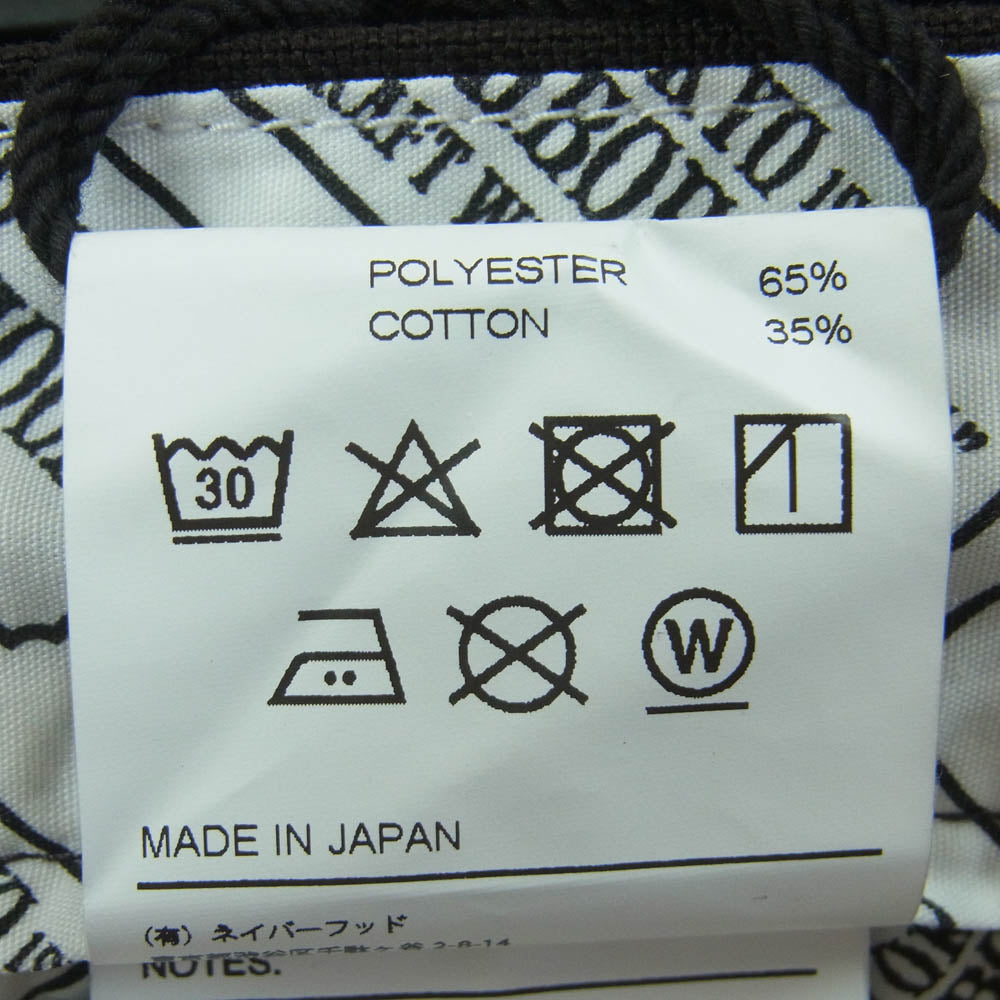 NEIGHBORHOOD ネイバーフッド 20AW 202SPNH-PTM04 WP SLIM EC-PT スリム ワーク パンツ 日本製 ブラック系 S【美品】【中古】