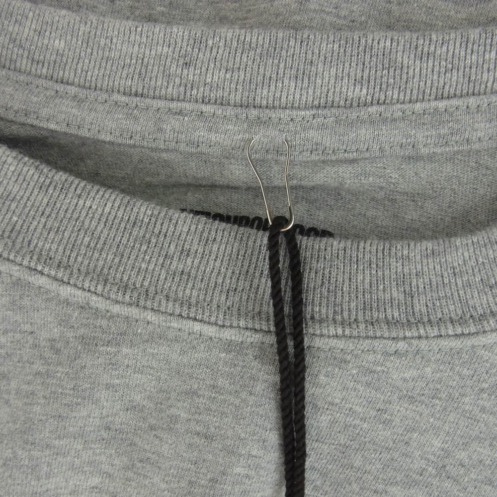 NEIGHBORHOOD ネイバーフッド 22AW 222PCNH-LT01 NH TEE-1 LS.CO ロゴプリント 長袖 Tシャツ ロンT カットソー グレー系 L【新古品】【未使用】【中古】