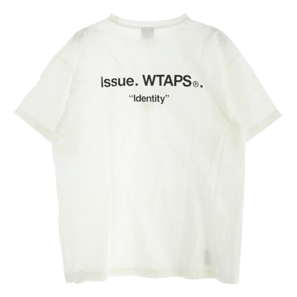 WTAPS ダブルタップス 22SS 221ATDT-STM07S IDENTITY SS COTTON アイデンティティー ショートスリーブ 半袖 Tシャツ ホワイト ホワイト系 2【新古品】【未使用】【中古】