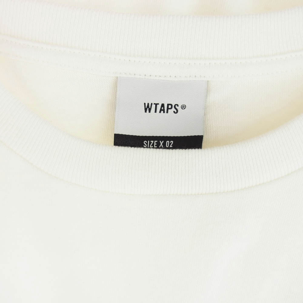 WTAPS ダブルタップス 22SS 221ATDT-STM07S IDENTITY SS COTTON アイデンティティー ショートスリーブ 半袖 Tシャツ ホワイト ホワイト系 2【新古品】【未使用】【中古】