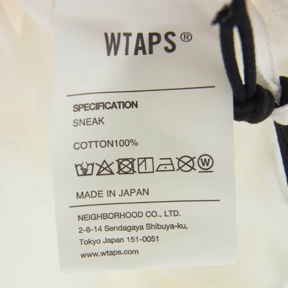 WTAPS ダブルタップス 22SS 221ATDT-STM07S IDENTITY SS COTTON アイデンティティー ショートスリーブ 半袖 Tシャツ ホワイト ホワイト系 2【新古品】【未使用】【中古】