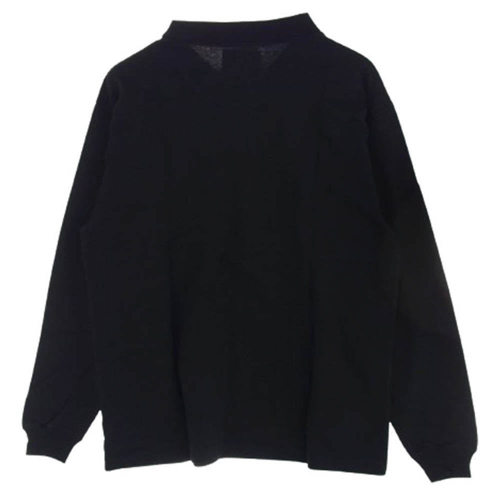 WTAPS ダブルタップス 20AW 202ATDT-CSM22 INDUSTRY MOCK NECK モックネック ロゴ刺繍 長袖カットソー ブラック系 3【美品】【中古】