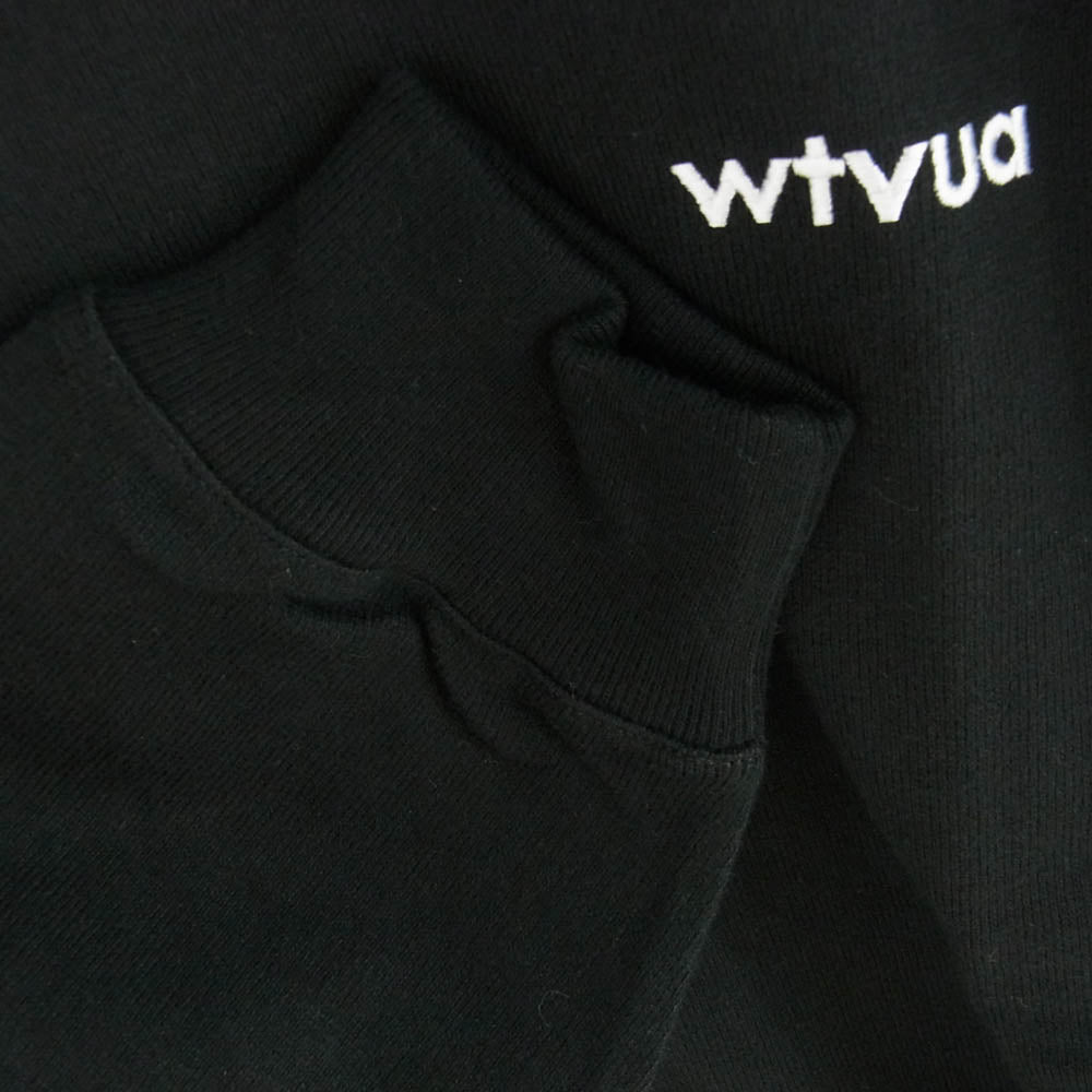 WTAPS ダブルタップス 20AW 202ATDT-CSM22 INDUSTRY MOCK NECK モックネック ロゴ刺繍 長袖カットソー ブラック系 3【美品】【中古】