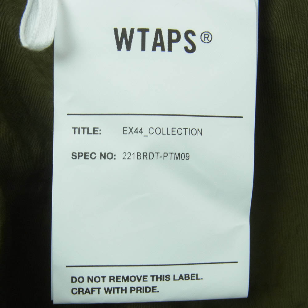 WTAPS ダブルタップス 22SS 221BRDT-PTM09 ACADEMY SHORTS NYLON. TAFFETA アカデミー ショーツ ナイロン ハーフ ショート パンツ グリーン系 02【新古品】【未使用】【中古】