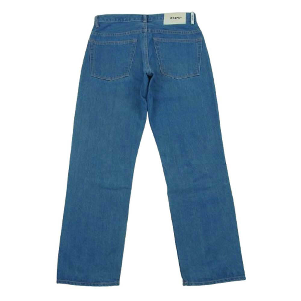 WTAPS ダブルタップス 21AW 212WVDT-PTM06 BLUES BAGGY 02 TROUSERS COTTON DENIM デニム パンツ インディゴブルー系 01【中古】