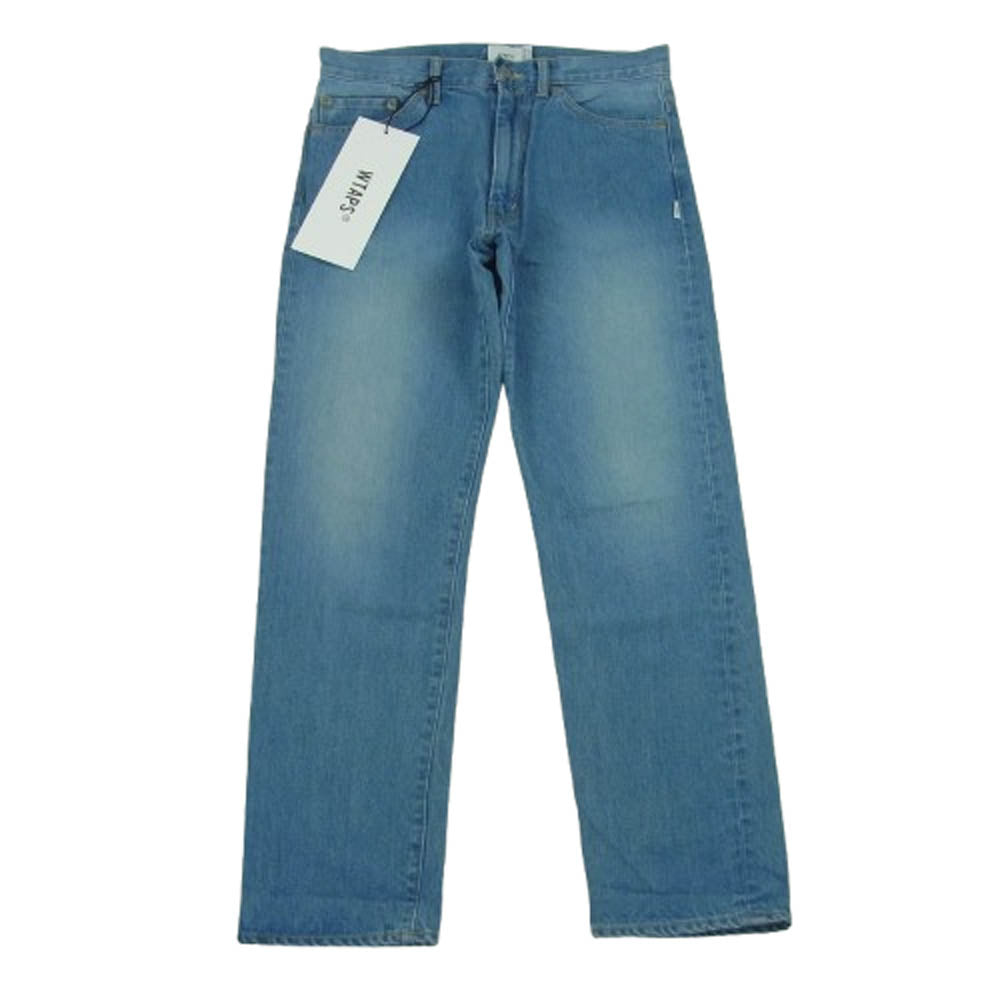 WTAPS ダブルタップス 20AW 202WVDT-PTM06 BLUES BAGGY TROUSERS ブルー バギー トラウザーズ デニム パンツ インディゴブルー系 01【新古品】【未使用】【中古】