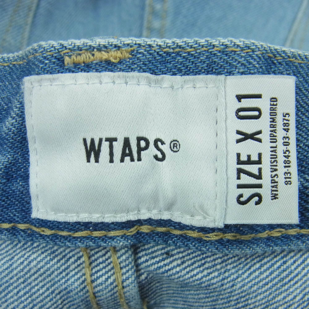 WTAPS ダブルタップス 20AW 202WVDT-PTM06 BLUES BAGGY TROUSERS ブルー バギー トラウザーズ デニム パンツ インディゴブルー系 01【新古品】【未使用】【中古】