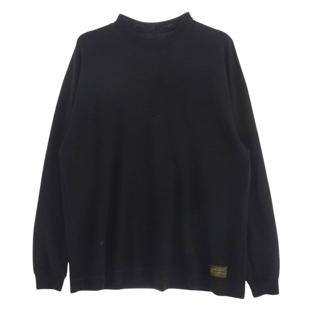 Eddie Bauer エディー・バウアー 24SS 24SS-M018 Black Tag Collection ブラックタグコレクション All Purpose Merino Crew Neck long Sleeve メリノウール 長袖カットソー ブラック系 L【中古】