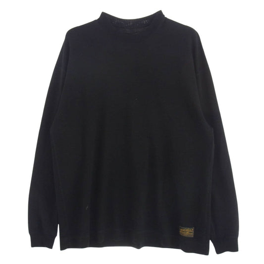 Eddie Bauer エディー・バウアー 24SS 24SS-M018 Black Tag Collection ブラックタグコレクション All Purpose Merino Crew Neck long Sleeve メリノウール 長袖カットソー ブラック系 L【中古】