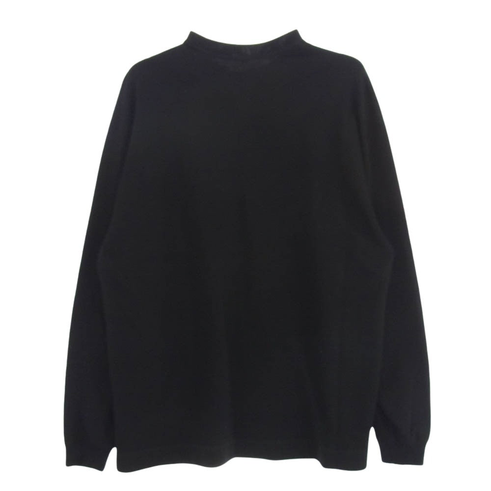 Eddie Bauer エディー・バウアー 24SS 24SS-M018 Black Tag Collection ブラックタグコレクション All Purpose Merino Crew Neck long Sleeve メリノウール 長袖カットソー ブラック系 L【中古】