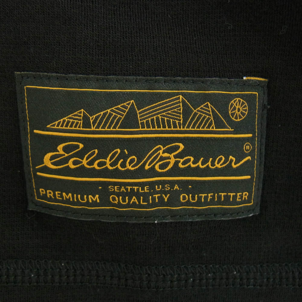 Eddie Bauer エディー・バウアー 24SS 24SS-M018 Black Tag Collection ブラックタグコレクション All Purpose Merino Crew Neck long Sleeve メリノウール 長袖カットソー ブラック系 L【中古】