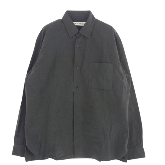 ユース オブ ザ ウォーター COTTON SHIRTS コットン 長袖 シャツ ブラック系 M【中古】