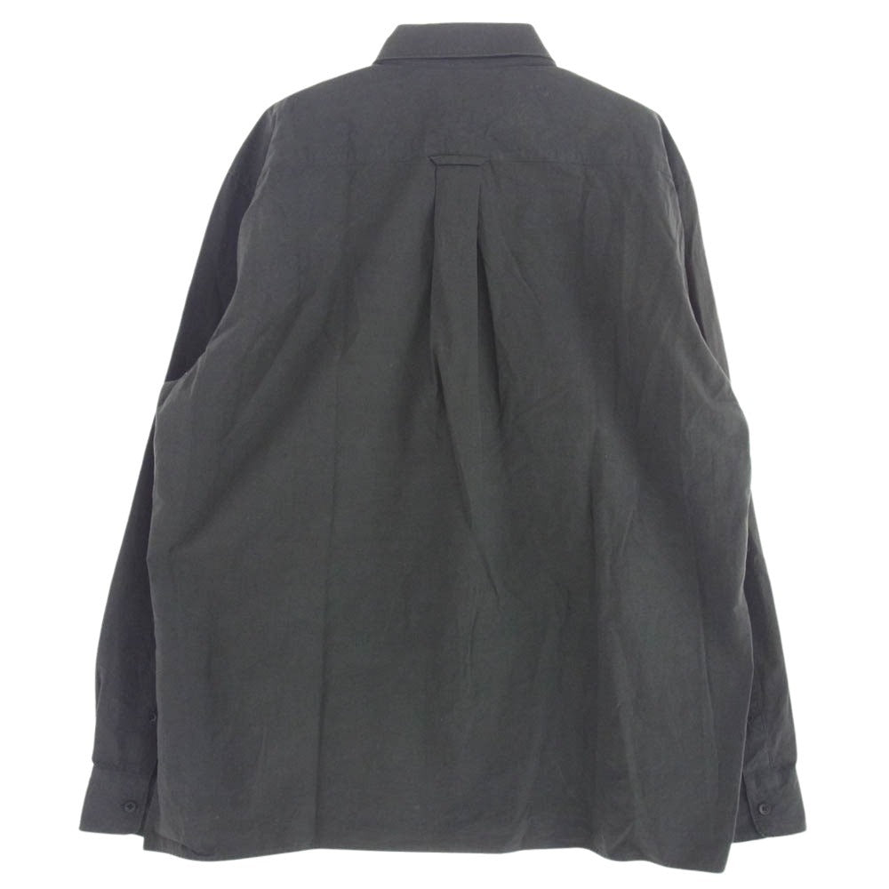 ユース オブ ザ ウォーター COTTON SHIRTS コットン 長袖 シャツ ブラック系 M【中古】