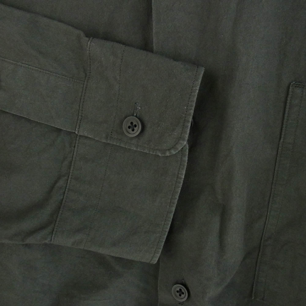 ユース オブ ザ ウォーター COTTON SHIRTS コットン 長袖 シャツ ブラック系 M【中古】