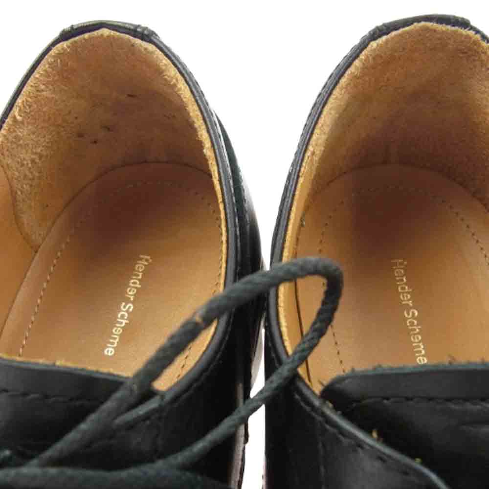 Hender Scheme エンダースキーマ ol-rs-der derby #2146 ダービー レザーシューズ ビブラムソール ブラック系 39【中古】