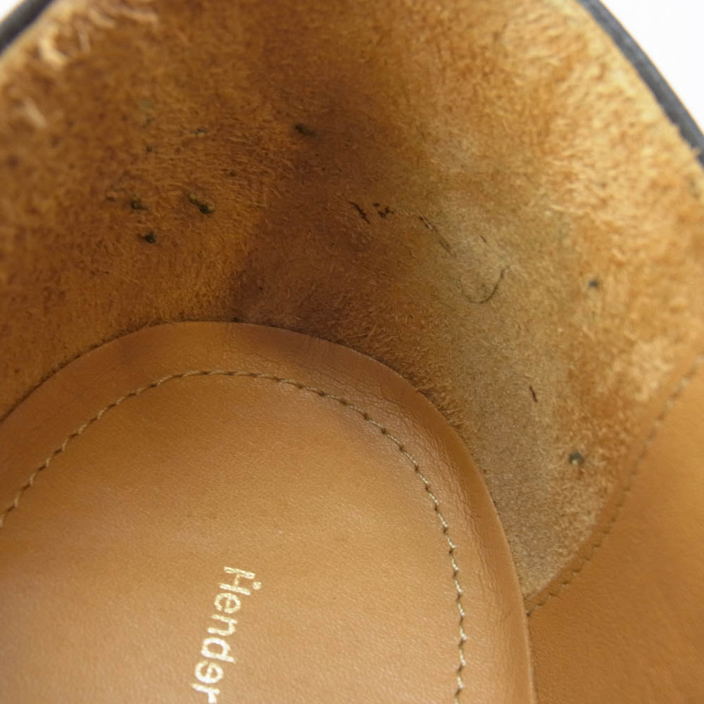 Hender Scheme エンダースキーマ ol-rs-der derby #2146 ダービー レザーシューズ ビブラムソール ブラック系 39【中古】
