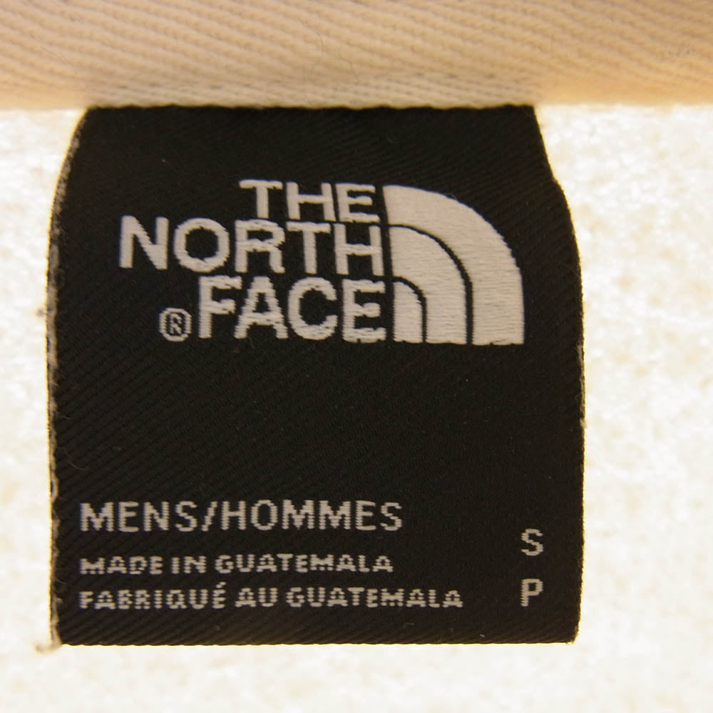 THE NORTH FACE ノースフェイス SQUARE LOGO スクエア ロゴ プルオーバー パーカー オフホワイト系 S【中古】