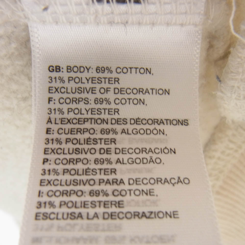 THE NORTH FACE ノースフェイス SQUARE LOGO スクエア ロゴ プルオーバー パーカー オフホワイト系 S【中古】