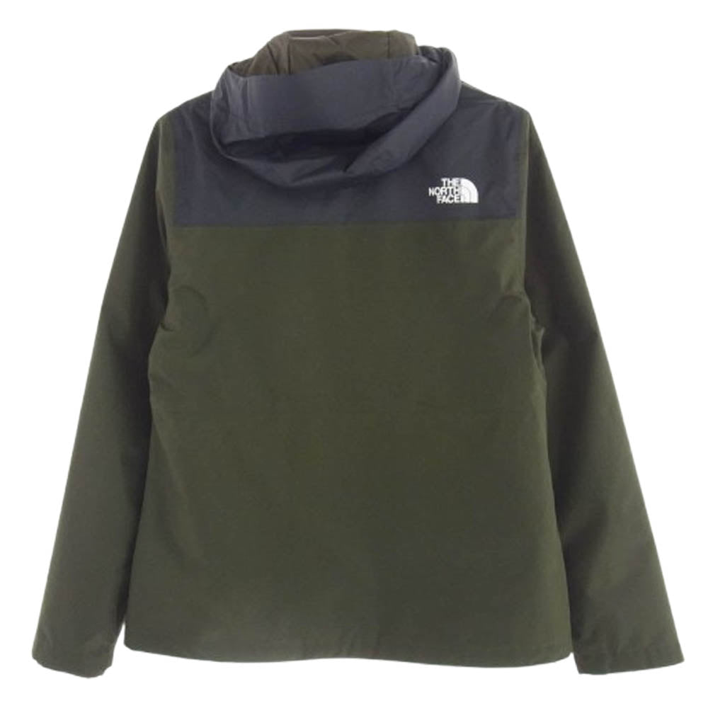 THE NORTH FACE ノースフェイス NF0A5G6N w cedar triclimate 3ウェイ ジャケット フリース マウンテン パーカー モスグリーン系 S【中古】
