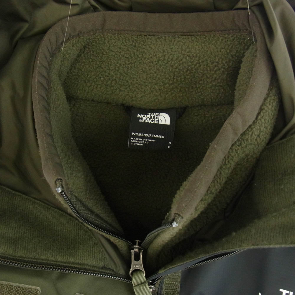 THE NORTH FACE ノースフェイス NF0A5G6N w cedar triclimate 3ウェイ ジャケット フリース マウンテン パーカー モスグリーン系 S【中古】