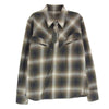 ISAMUKATAYAMA BACKLASH イサムカタヤマバックラッシュ 2154-02 TRUE COLORS WESTERN CHECK SHIRTS DARK BROWN トゥルーカラー ウエスタン チェック 長袖 シャツ ブラウン系 S【新古品】【未使用】【中古】