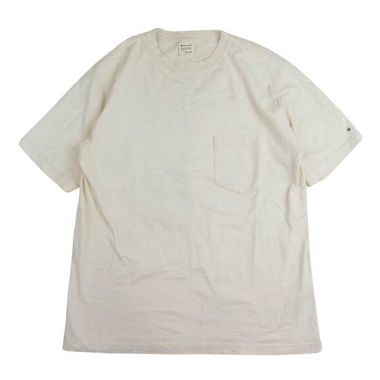 snowpeak スノーピーク TS-22SU401R Recycled Cotton Heavy T-Shirt リサイクルコットン ヘビーオンス 半袖 Tシャツ オフホワイト系 L【中古】