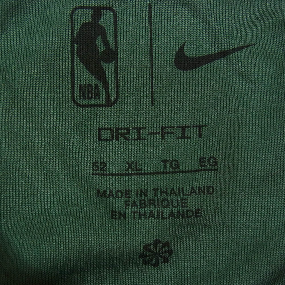 NIKE ナイキ NBA Milwaukee Bucks ミルウォーキー バックス ゲームシャツ タンクトップ グリーン系 XL【極上美品】【中古】
