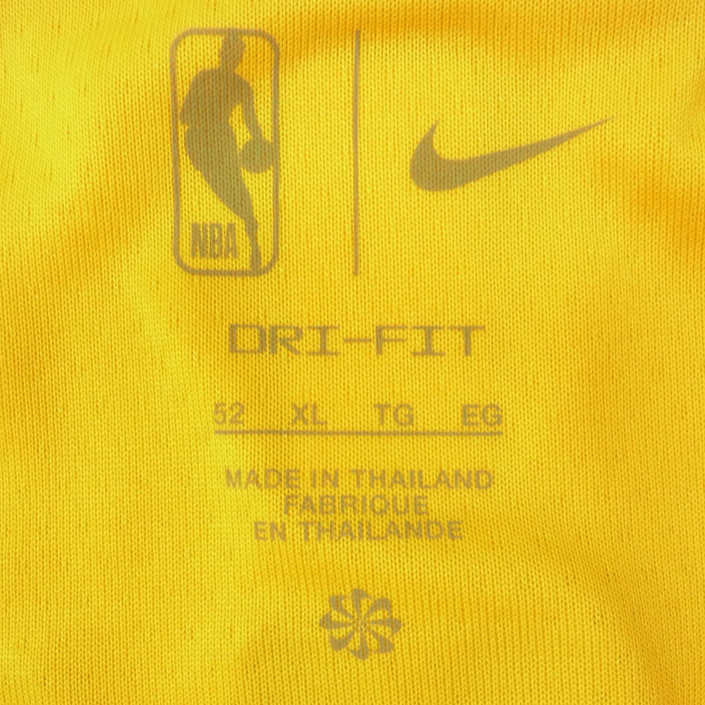 NIKE ナイキ NBA Los Angeles Lakers ロサンゼルス レイカーズ ゲームシャツ タンクトップ イエロー系 XL【極上美品】【中古】
