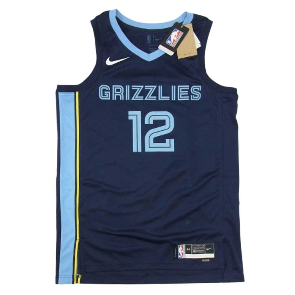 NIKE ナイキ NBA Memphis Grizzlies メンフィス グリズリーズ ゲームシャツ タンクトップ ネイビー系 M【極上美品】【中古】