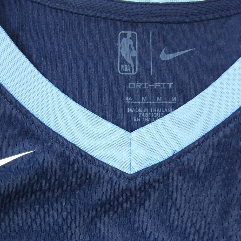 NIKE ナイキ NBA Memphis Grizzlies メンフィス グリズリーズ ゲームシャツ タンクトップ ネイビー系 M【極上美品】【中古】