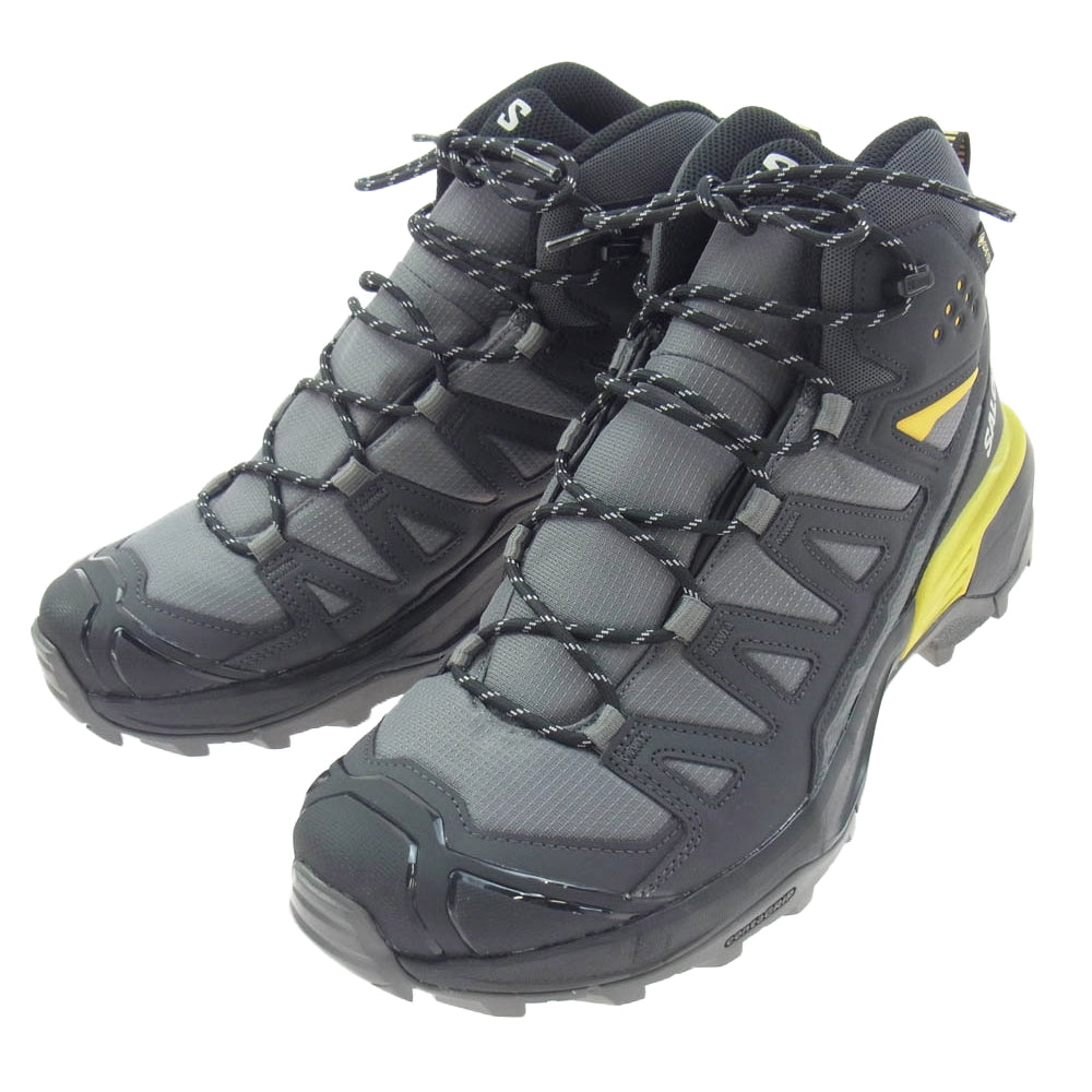 salomon サロモン 253322 ULTRA 360 MID GORE-TEX ウルトラ ミッド ゴアテックス トレッキング スニーカー グレー系 ブラック系 28cm【美品】【中古】