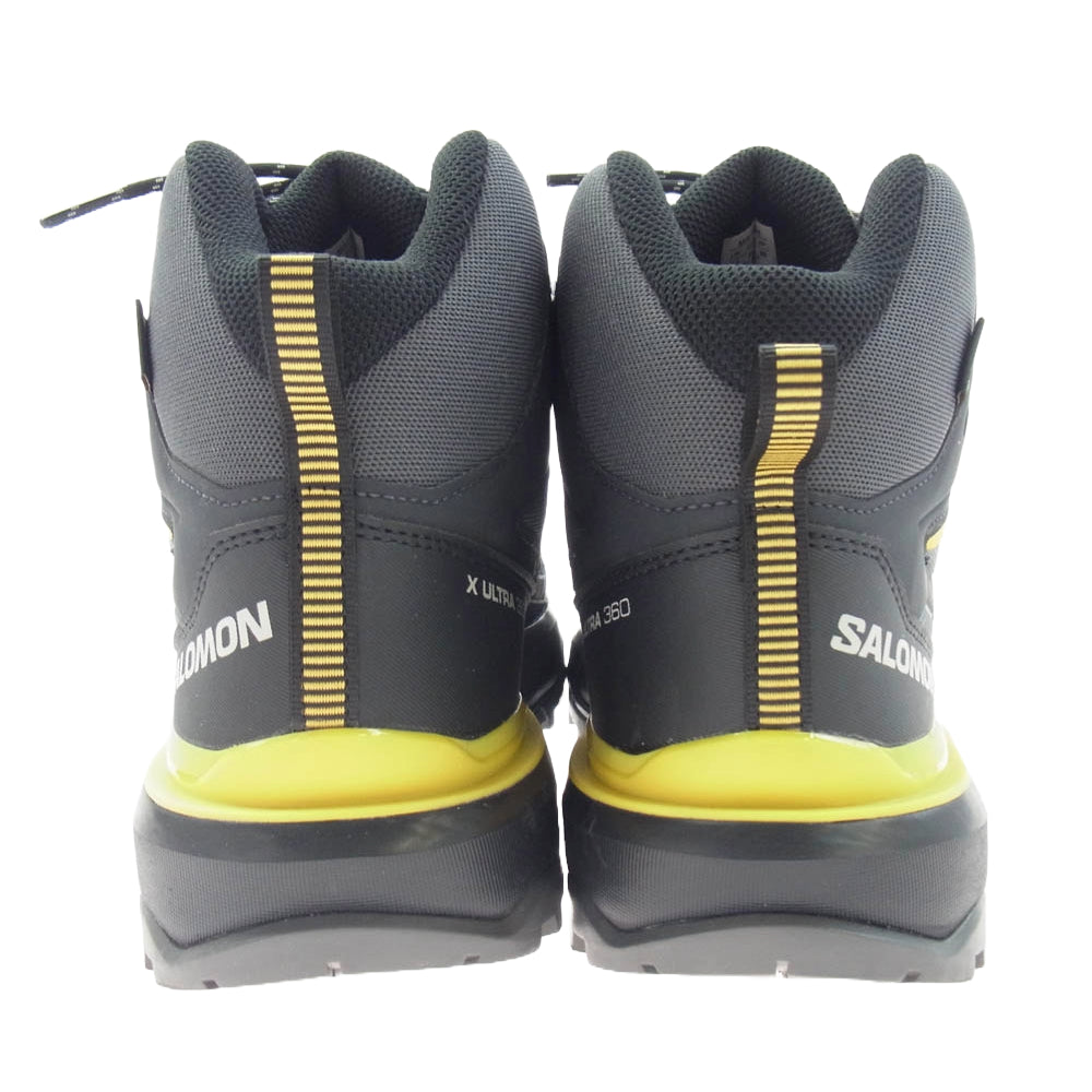 salomon サロモン 253322 ULTRA 360 MID GORE-TEX ウルトラ ミッド ゴアテックス トレッキング スニーカー グレー系 ブラック系 28cm【美品】【中古】