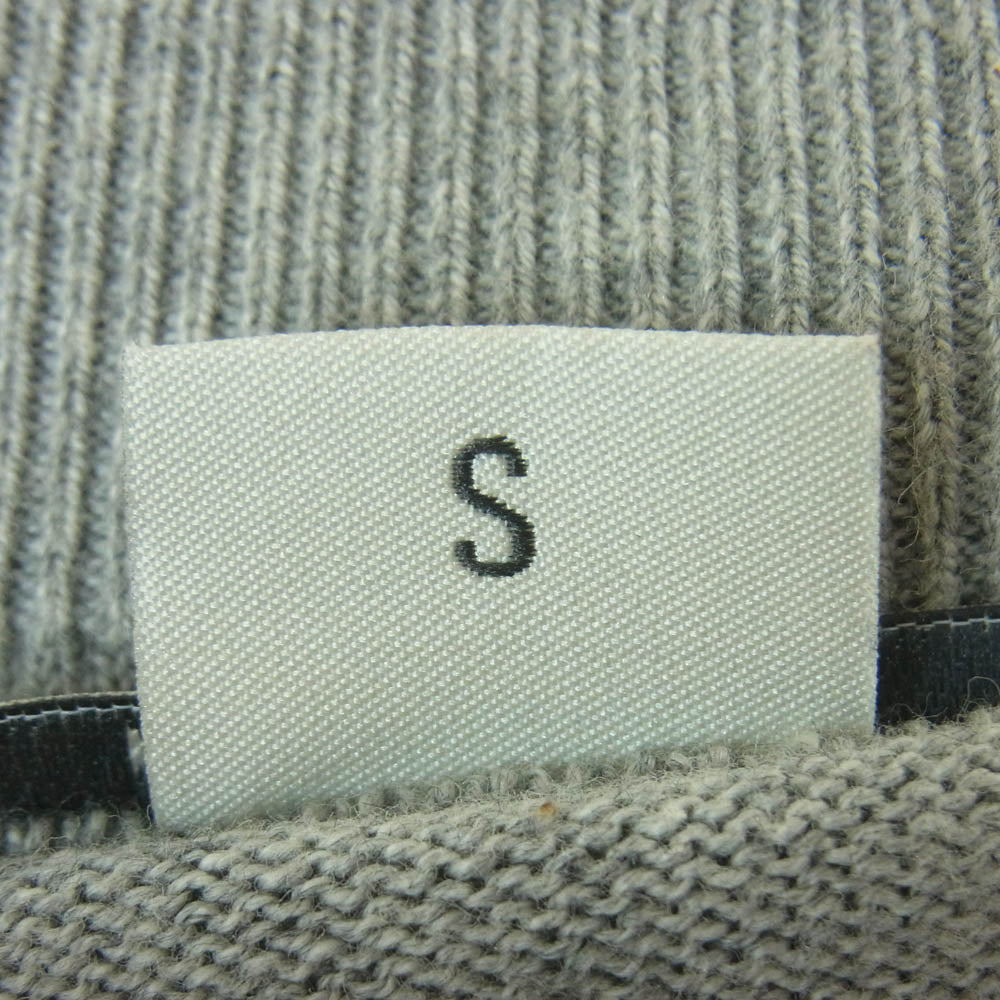 JOHN SMEDLEY ジョンスメドレー 英国製 Vネック ニット ベスト コットン グレー系 S【中古】