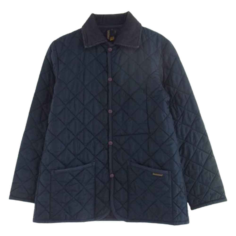 LAVENHAM ラベンハム 英国製 キルティング 中綿 ジャケット ネイビー系 36【中古】
