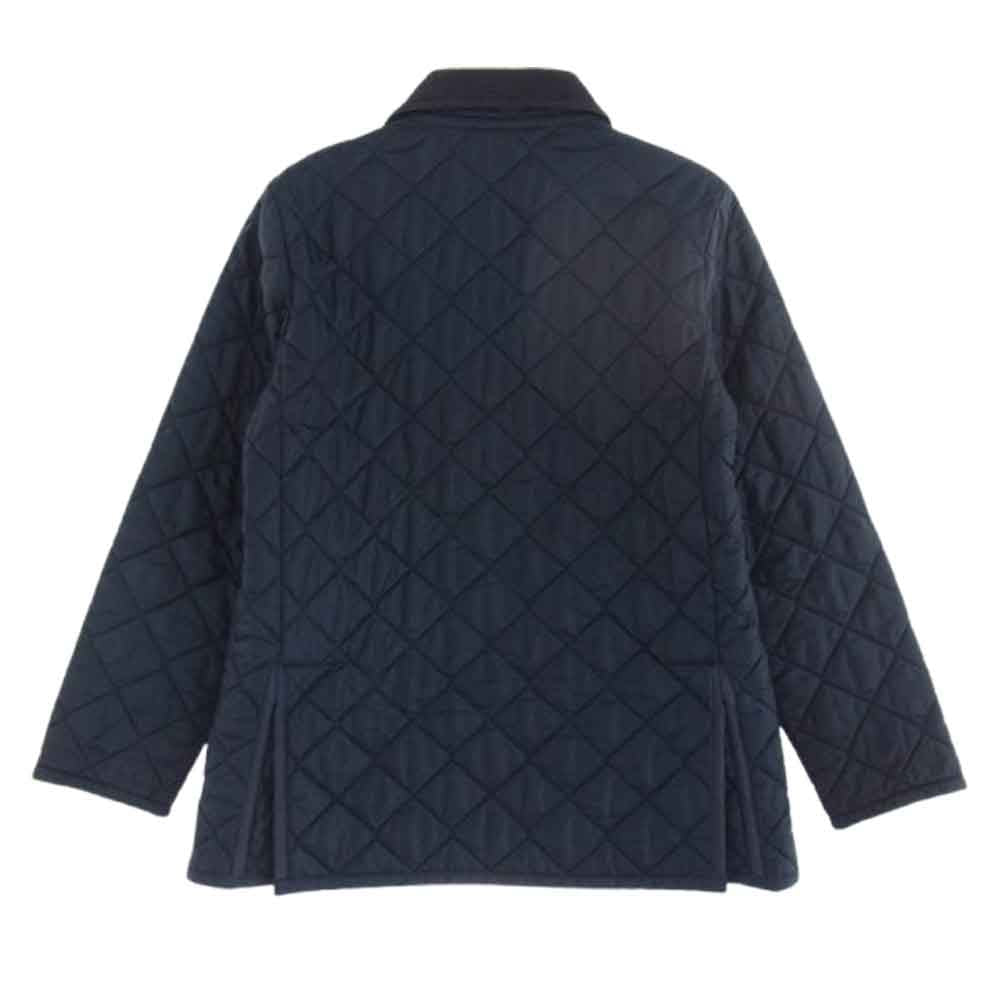 LAVENHAM ラベンハム 英国製 キルティング 中綿 ジャケット ネイビー系 36【中古】