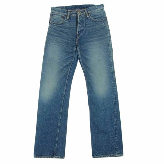 WAREHOUSE ウエアハウス Lot 800 スタンダード ボタンフライ デニム パンツ コットン 日本製 インディゴブルー系 W31【中古】